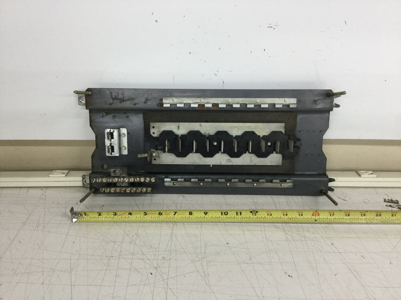 ITE EQ20A/WEQ20A 10 Space/20 Circuit Main Breaker Assembly 120/240 VAC Guts Only 8" X 18"