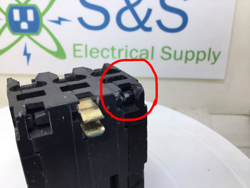 Square D QOB320VH 20 Amp 3 Pole 240V 22ka Type QOB Circuit Breaker
