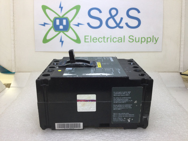 Square D FAL340801021 80 Amp 3 Pole 480V Circuit Breaker w/Shunt Trip