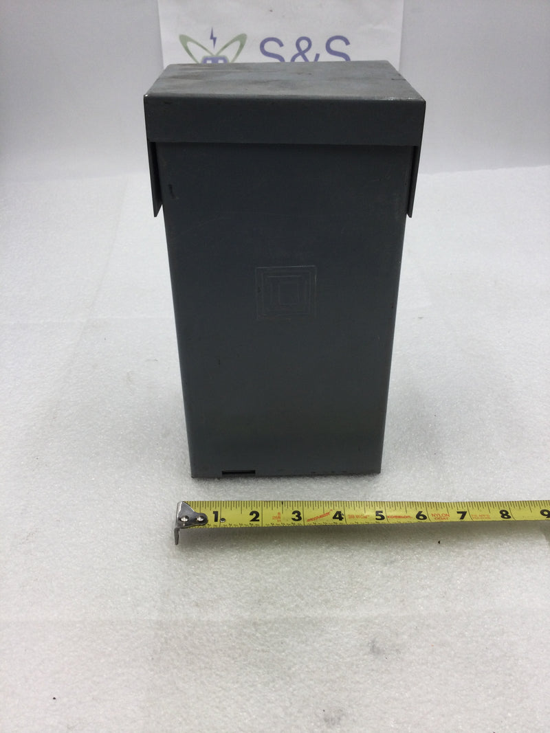 Square D QO260NATR 60 Amp 240V I Phase 2 Wire Series G1 3R Enclosure 5" x 9.25"