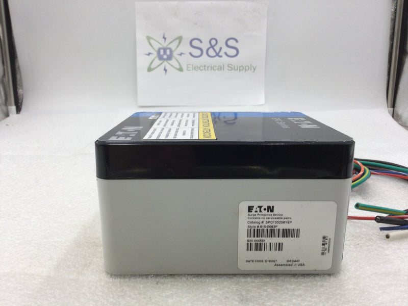 Eaton SPC100208Y8P Surge Protection Device 3 Phase 208 VAC Type 4X Enclosure