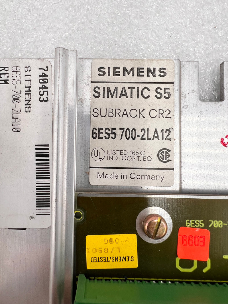 Siemens Simatic S5 SubRack CR2 6ES5 700-2LA12