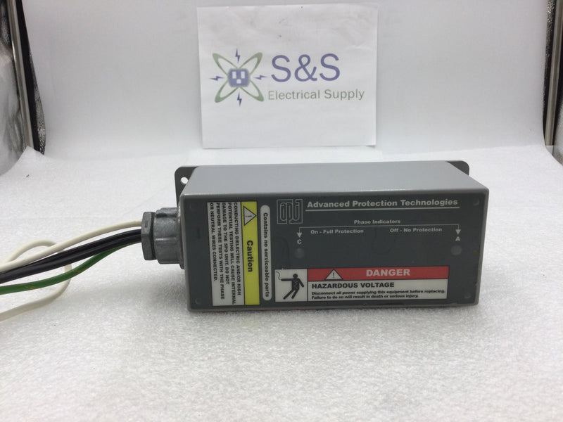 Advanced Protection Technologies TE01XDS104X Series -1 Surge Protective Device 120/240V