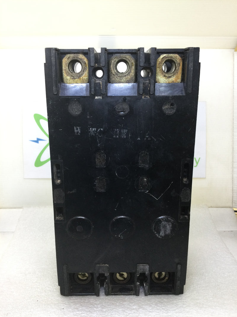 Westinghouse JA3150 225 Amp Frame 3 Pole 600Vac 150 Amp Trip Circuit Breaker