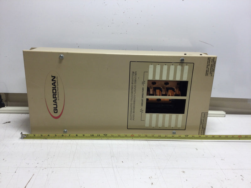 Generac 0E 7969 100 Amp Automatic Transfer Switch and Load Center 120/240 VAC 1 Phase 3 Wire