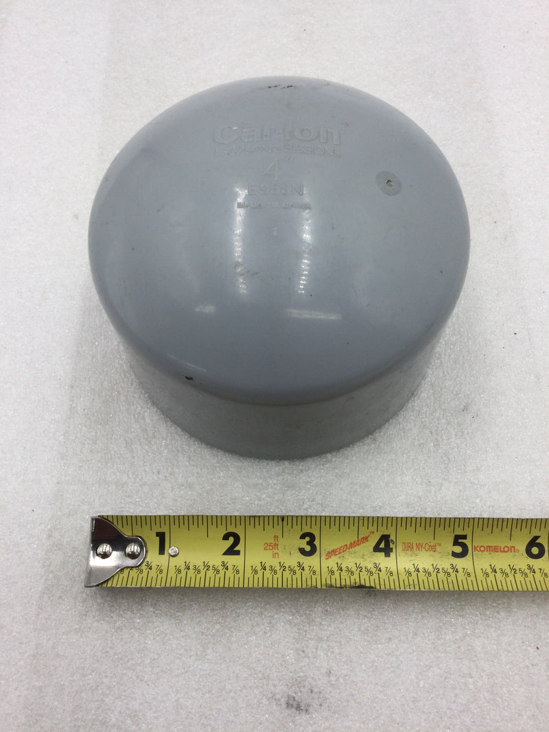 Carlon E958N 4" PVC End Cap for Use with Schedule 40/80 PVC Conduit