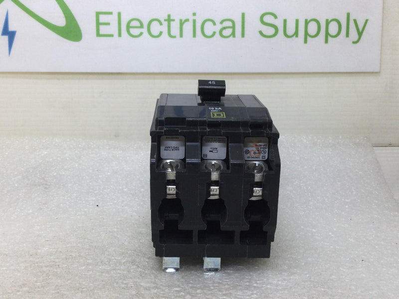 Square D QO345 45 Amp 3 Pole Circuit Breaker