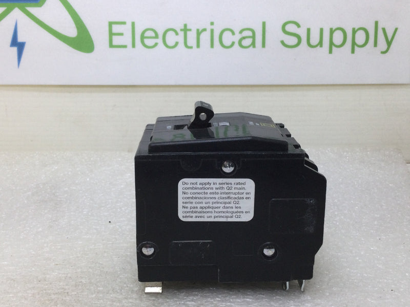 Square D QO345 45 Amp 3 Pole Circuit Breaker