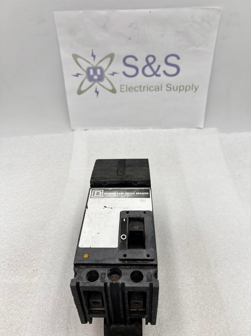 Square D FA26015AC 15 Amp 2 Pole 600 VAC I-LIne Circuit Breaker