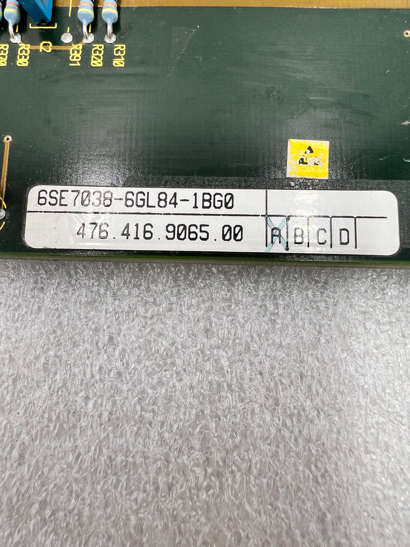 Siemens 6SE7038-6GL84-1BG0 Simovert Master Drives Power Supply Module