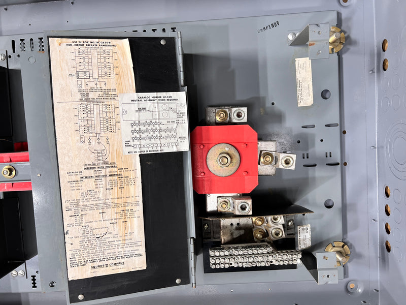 Square D HCN1436-2N 225 Amp Series 1 600Vac I Line Panelboard