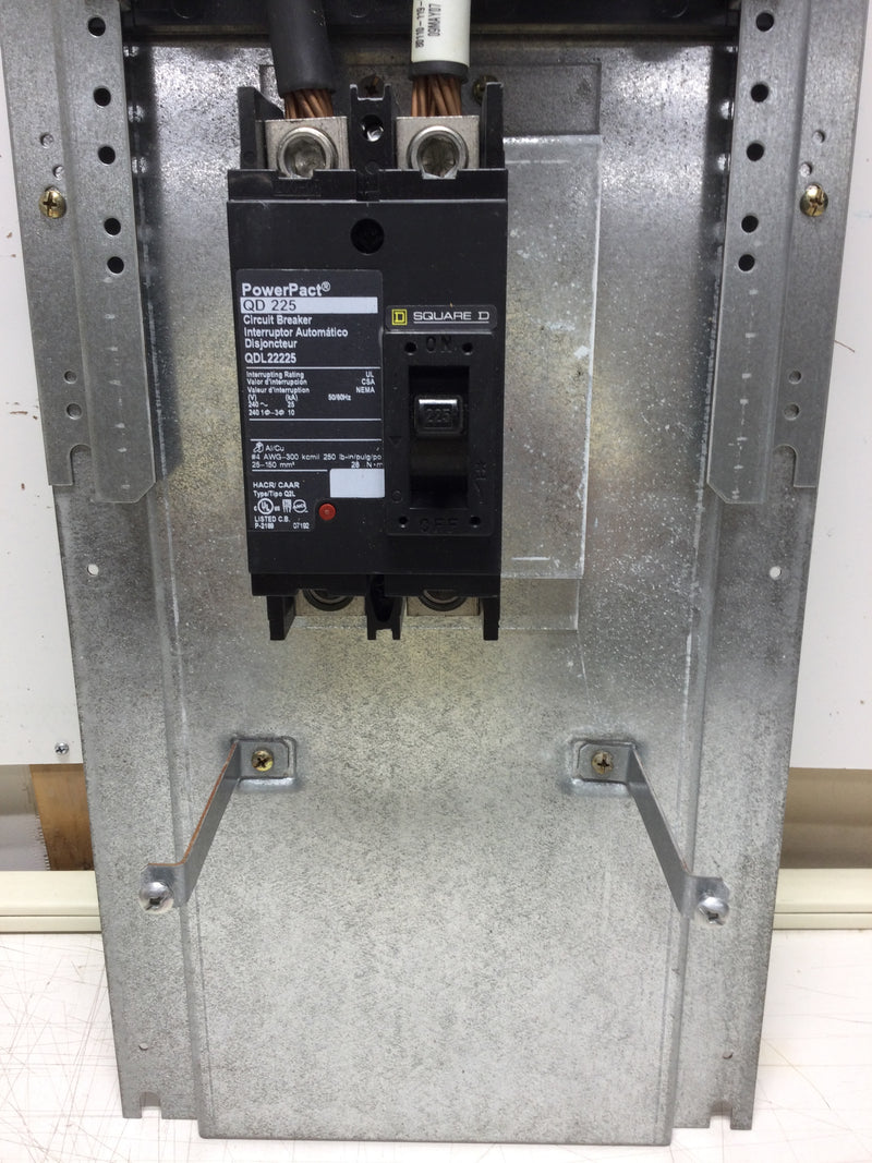 Square D 12236272000080001 NQOD Series E2 Series 225 Amp Main Breaker Panelboard NQOD 30 Space/Circuit