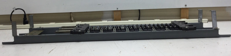 Cutler Hammer Pow-R-Line 42 Space Panel Board 208/120 VAC 3 Phase 4 Wire 150 Amp Guts Only 6.5" X 37"