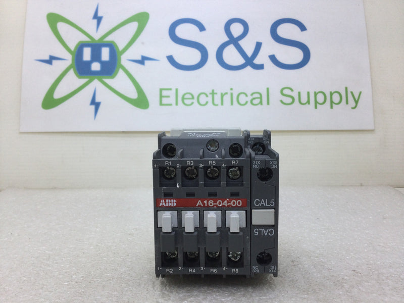 ABB A16-04-00 Contactor 30 Amp 600 VAC Max.