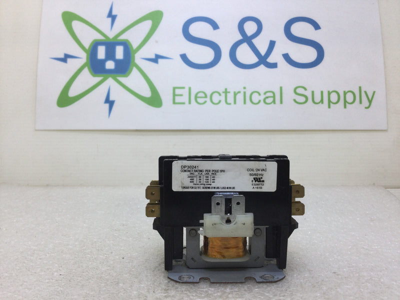 Supco DP30241 Appliance Contactor 30 Amp 24 VAC Coil 1.50 Pole