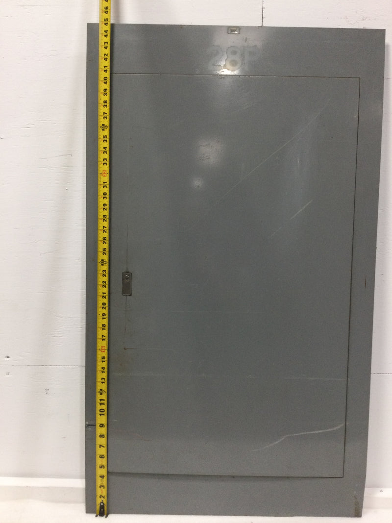 Square D- I-Line Panelboard Electrical Cabinet Front - Issue H-95 - 45" x 26 1/4"