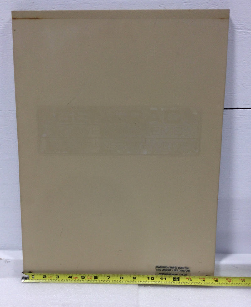 Generac RTSN100A3 Transfer Switch Cover Only 20" x 15"