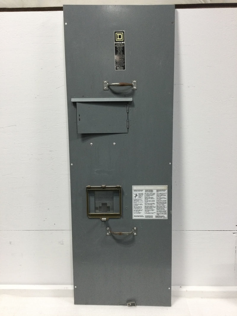 Square D EZM1600FS Front Cover (53 1/2" x 18 1/4") - Schneider Electric EZM1600FS Main fusible (Class T) switch unit, EZ Meter-Pak, 600A, 120/240VAC, 1ph/3W, 600A bus, OH/UG, Type 3R