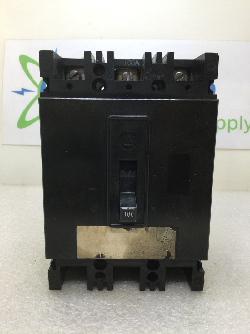 Westinghouse FB3100 100 Amp 3 Pole 600 Volt Circuit Breaker