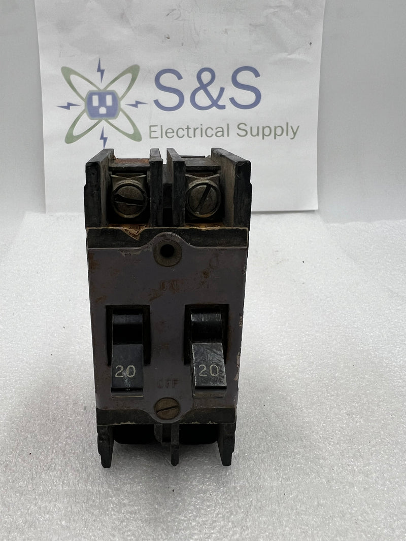 Square D MHAB-120 240V 2 Pole Circuit Breaker