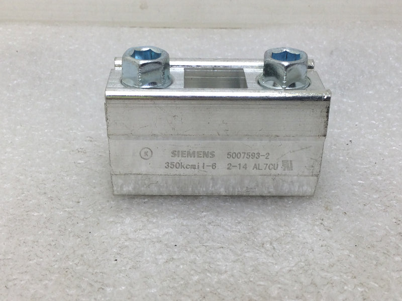 Siemens 5007593-2 Neutral Connector Assembly 350KCMIL