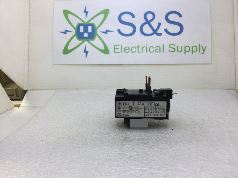 Allen-Bradley 193-A1H1 12-32 Amp Class 10 Overload Relay