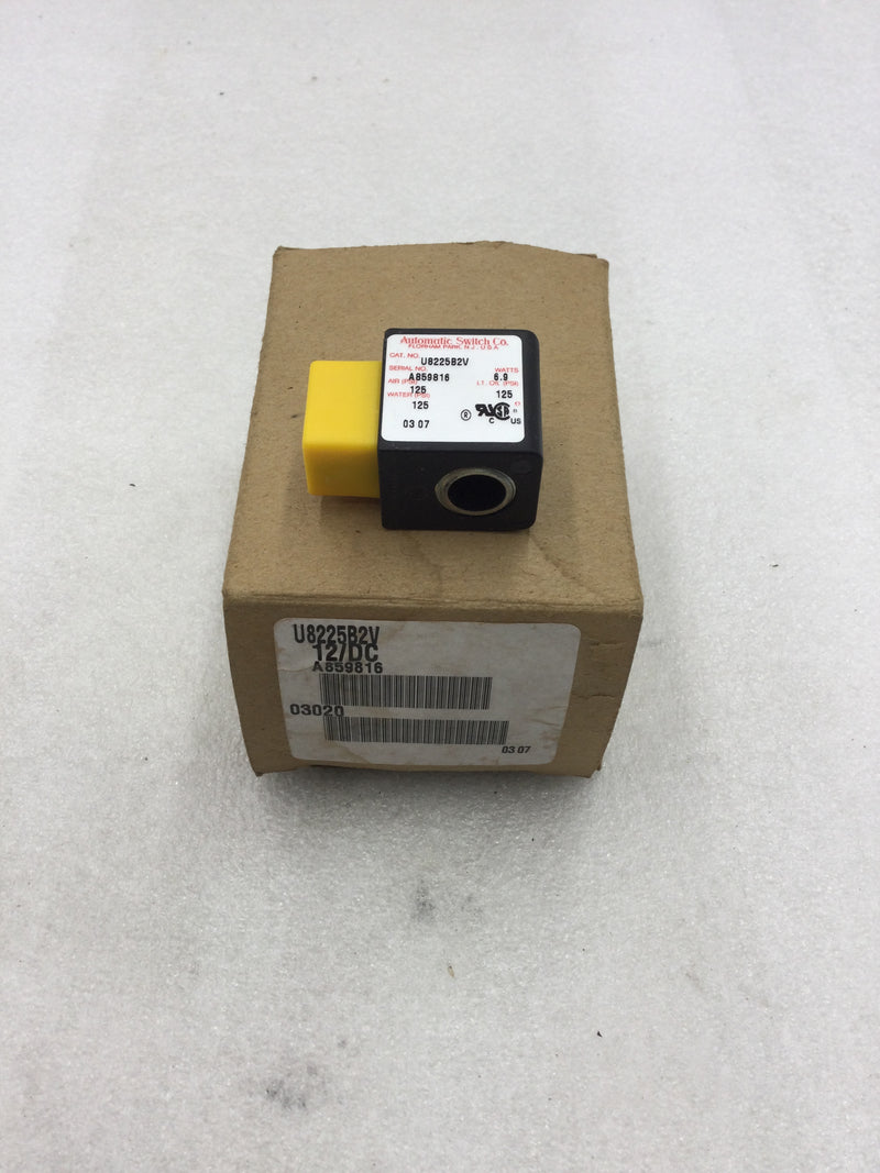 ASCO U8225B2V Subminature Solenoid Valve Module 12 VDC 125 PSI for Air, Water and Light Oil