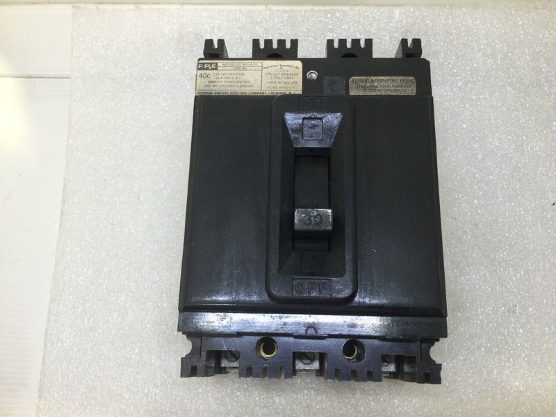 FPE NE233030 3 Pole 30 Amp 240Volt Circuit Breaker