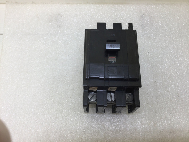 Square D QOU340 40 Amp 3 Pole 240V Circuit Breaker