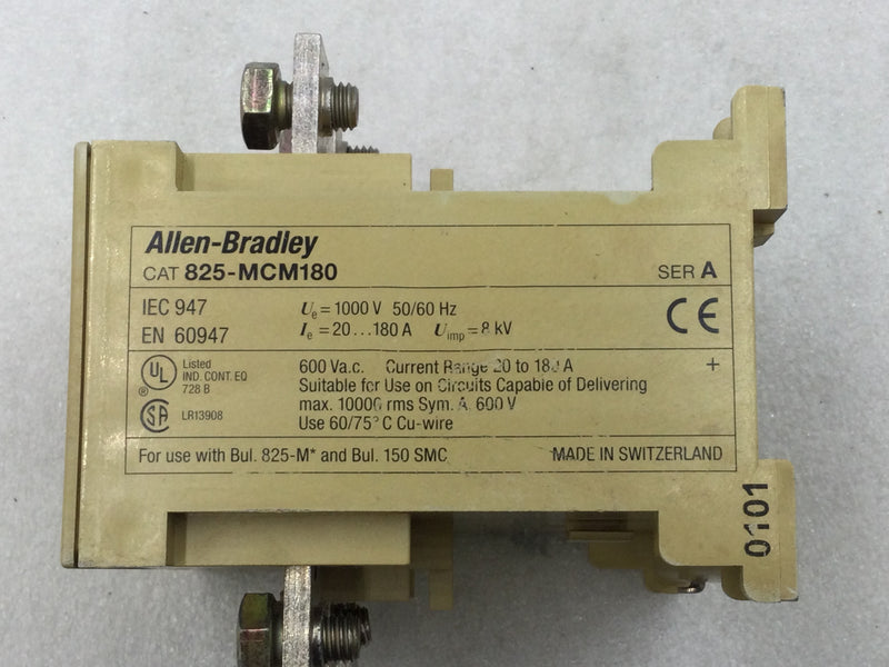 Allen Bradley 825-MCM180 Ser A Converter Module