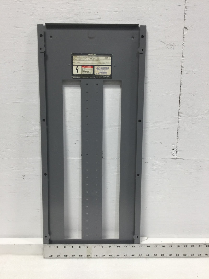 Siemens ITE BG42ML4100FTM Dead Front Only 42 Space 120V 3 Phase 4 Wire 30" x 13"