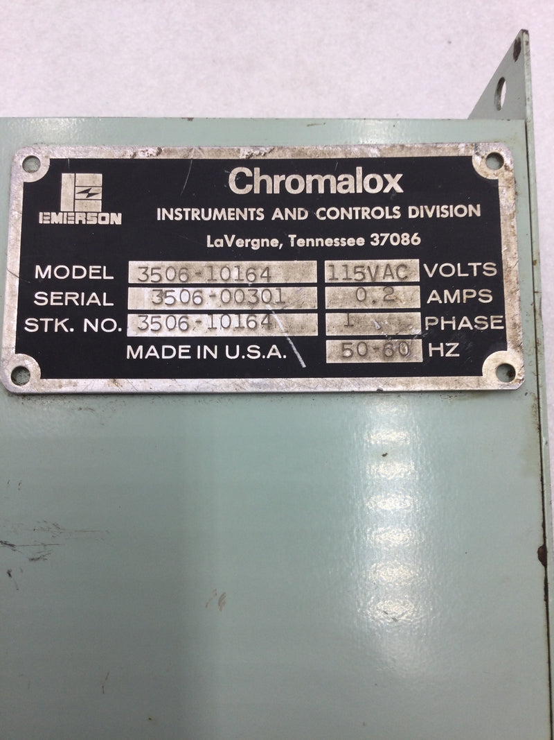 Emerson Chromalox Model 3506-10164 - Pressed Tubular Heater Control