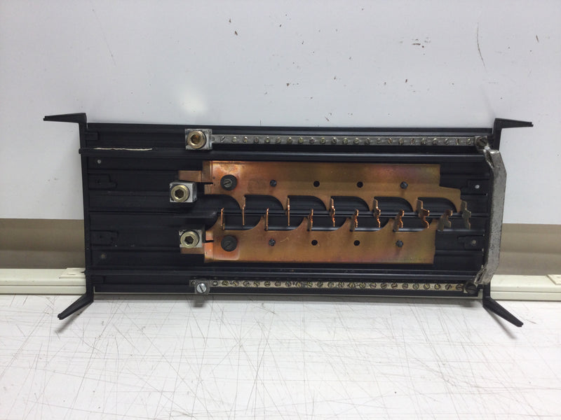 Siemens 12 Space/40 Circuit 150 Amp 120/240V 1 Phase 3 Wire Copper Bus Guts Only 9" X 19"