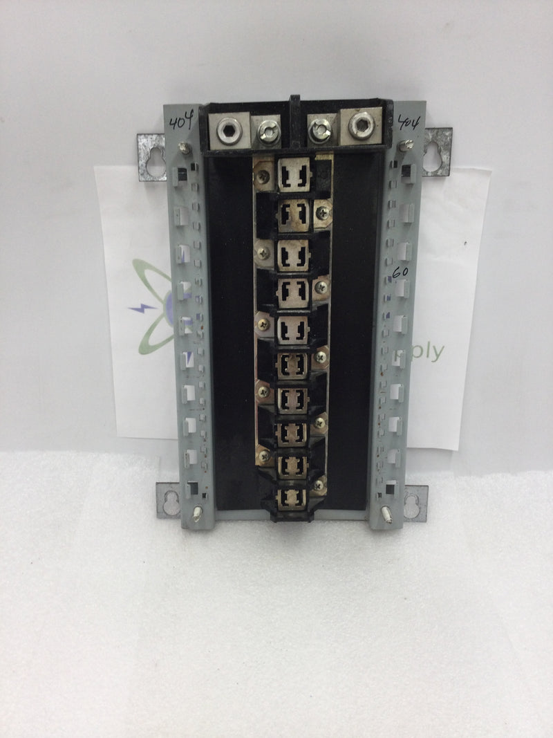 FPE 10 Space/20 Circuit 200 Amp 120/240 VAC Load Center Guts Only  7" X 12"