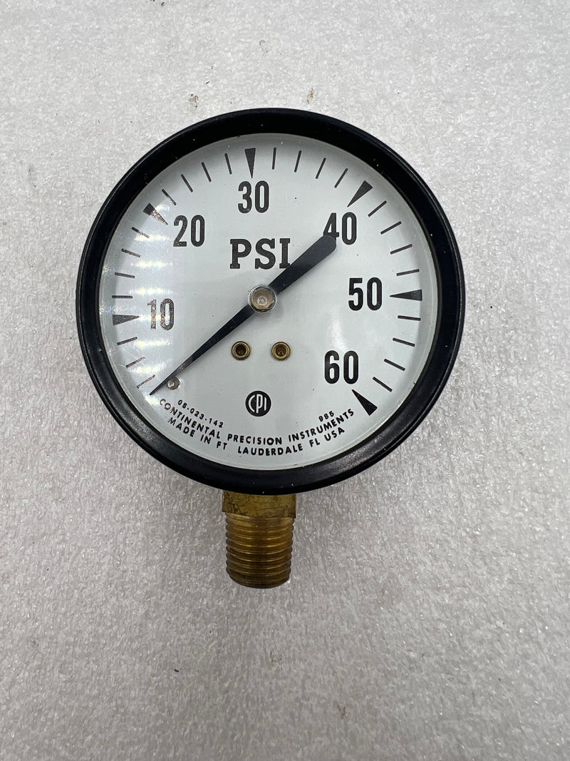 Continental Precision Instruments 0-60 PSI Gauge