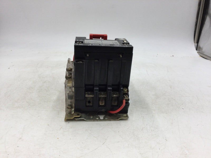 Square D 8536SBO2SA Motor Starter NEMA 600VAC Max. Size 0