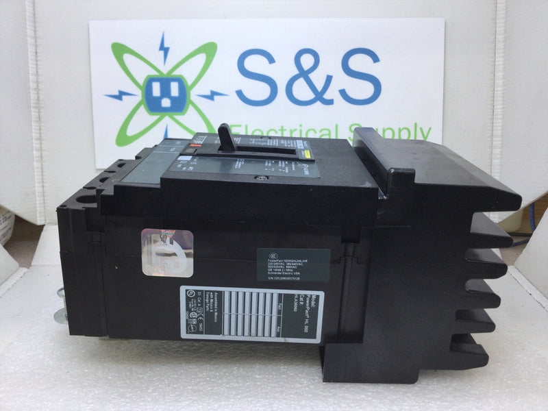 Square D HLA36060 60 Amp 3 Pole 600V I Line PowerPact Circuit Breaker