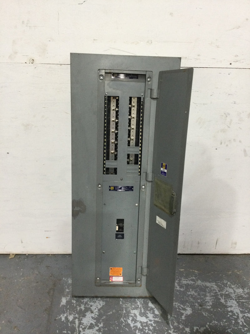 Square D NQOD442L225 225 Amp 3 Phase 4 Wire Series E2 Panelboard 50"x 20" w/Q2L3200 Circuit Breaker