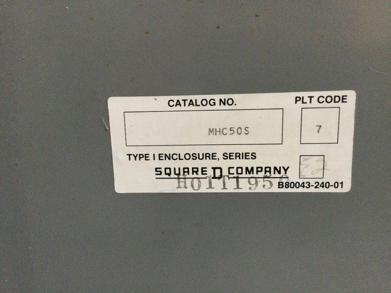 Square D NQOD442L225 225 Amp 3 Phase 4 Wire Series E2 Panelboard 50"x 20" w/Q2L3200 Circuit Breaker