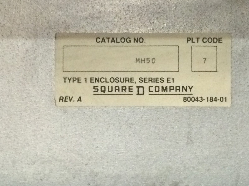 Square D NQOD442L225 225 Amp 3 Phase 4 Wire Series E2 Panelboard 50"x 20" w/Q2L3200 Circuit Breaker