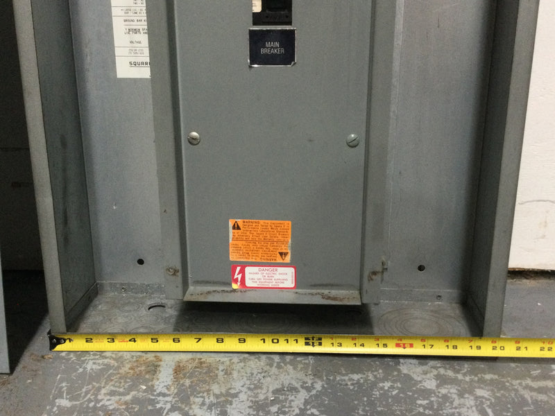 Square D NQOD442L225 225 Amp 3 Phase 4 Wire Series E2 Panelboard 50"x 20" w/Q2L3200 Circuit Breaker