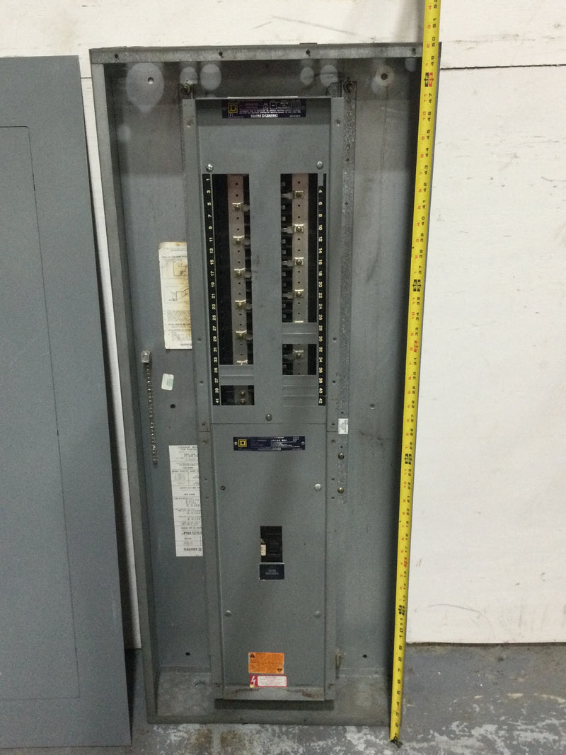 Square D NQOD442L225 225 Amp 3 Phase 4 Wire Series E2 Panelboard 50"x 20" w/Q2L3200 Circuit Breaker