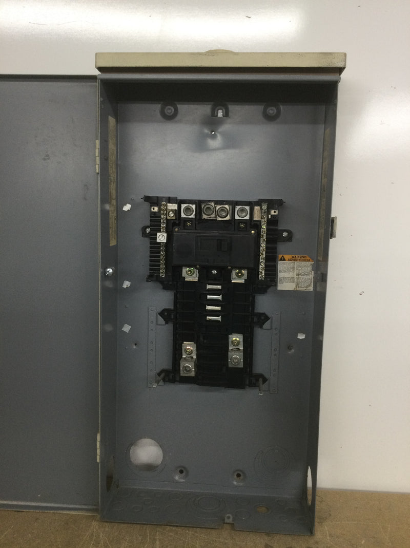 Square D QO1816M200FTRB Single Phase 200A 120/240VAC Feed Thru Convertible Main Breaker Load Center Panel