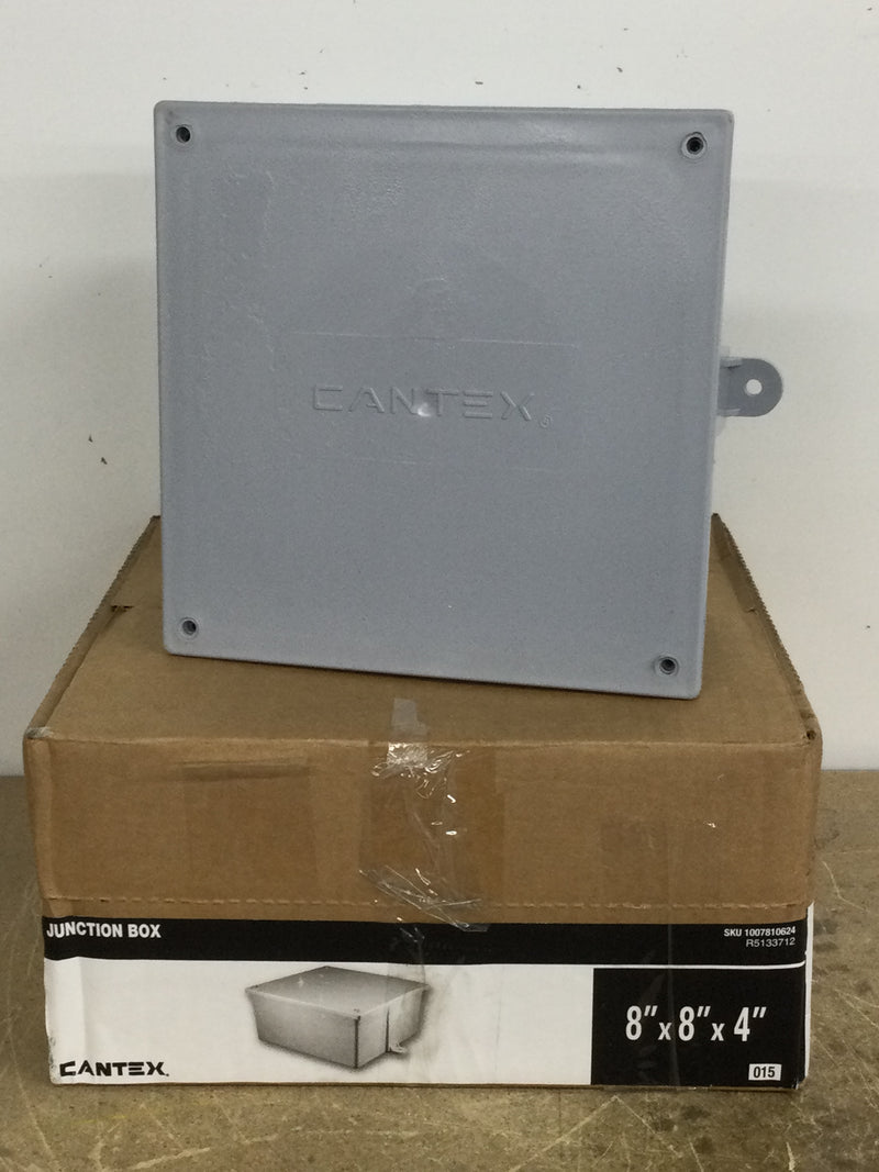 Cantex R5133712 8 x 8 x 4 Junction Box