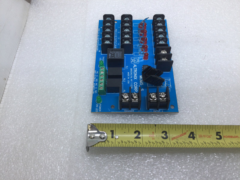 Altronix Corp. MOM5-S Mutli Output Power Supply Module 5 Outputs at 12 or 24 VDC