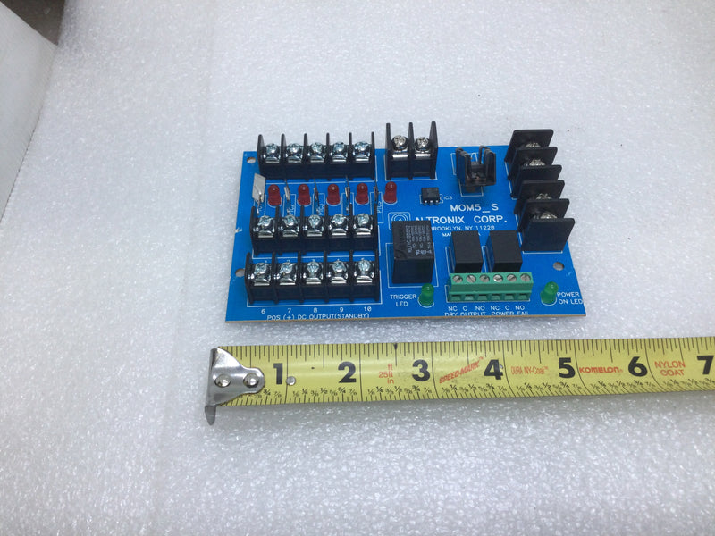 Altronix Corp. MOM5-S Mutli Output Power Supply Module 5 Outputs at 12 or 24 VDC