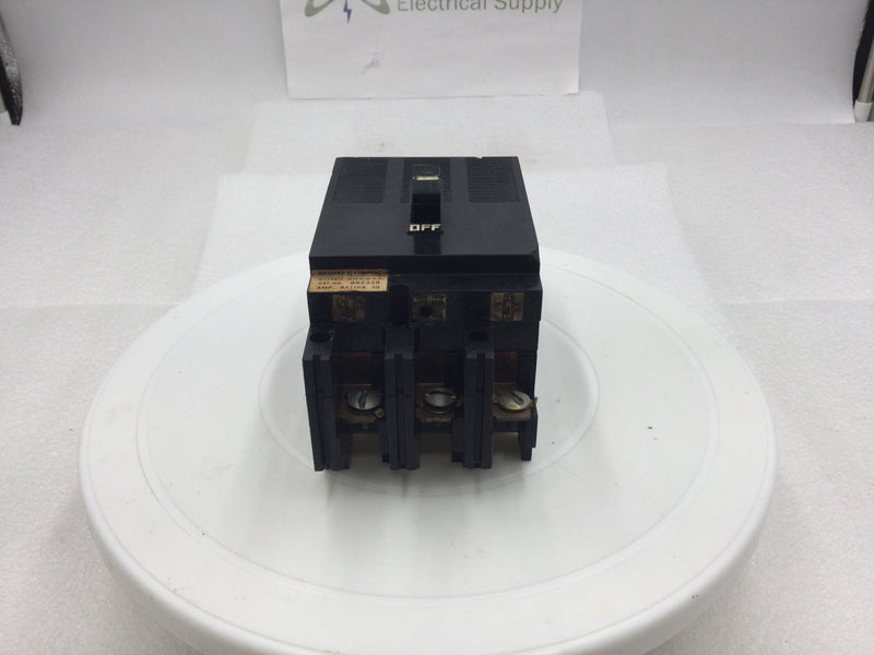 Square D 992330 3 Pole 30 Amp 250V Type 99 Circuit Breaker