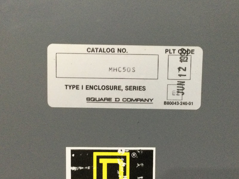 Square D NQOD442L225 225 Amp 3 Phase 4 Wire Series E2 Panelboard 50"x 20" w/o Main Breaker