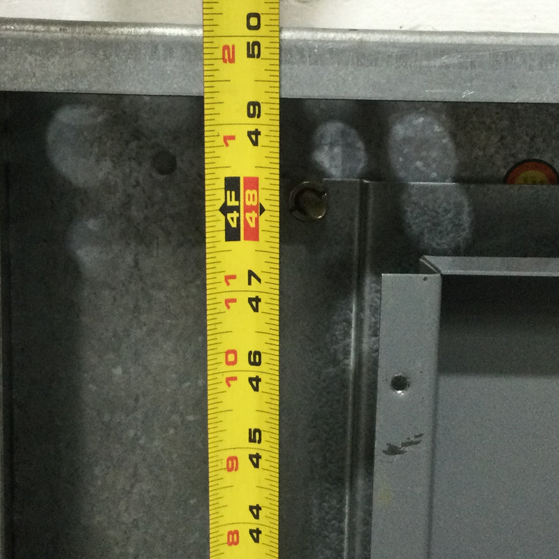 Square D NQOD442L225 225 Amp 3 Phase 4 Wire Series E2 Panelboard 50"x 20" w/o Main Breaker