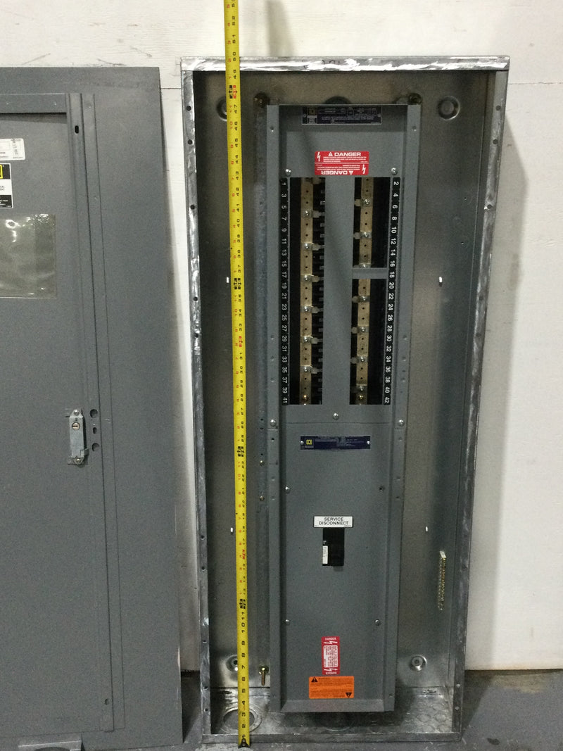 Square D NQOD442L225 225 Amp 3 Phase 4 Wire Series E2 MH50F Panelboard 50"x 20" w/Q2L3225 Circuit Breaker